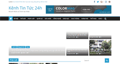 Desktop Screenshot of kenhtintuc24h.com
